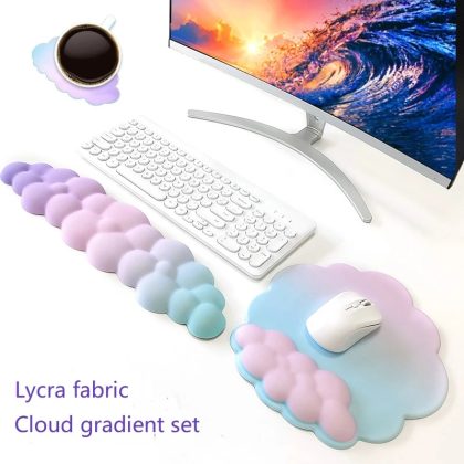 Keyboard Mouse Wrist Rest High Density Memory Foam Typing Gaming