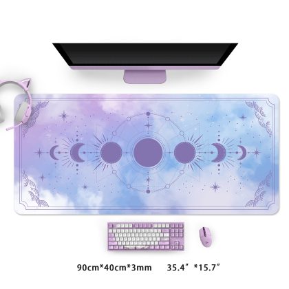 Kawaii Galaxy Mouse Water Space Proof Gaming Mat